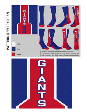 Picture of Giants  custom Socks