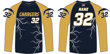 Picture of Chargers  Custom Sublimated Long Sleeve Shirt