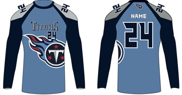 Picture of Titans  Custom Sublimated Long Sleeve Shirt