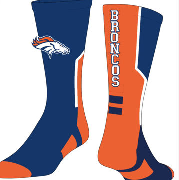 Picture of Broncos custom Socks