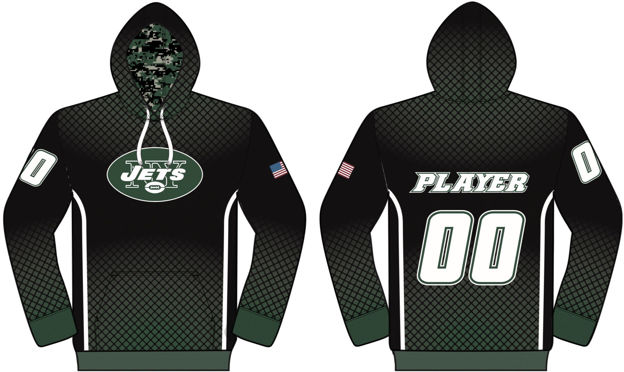 Picture of Jets Custom sublimated  Hoodie