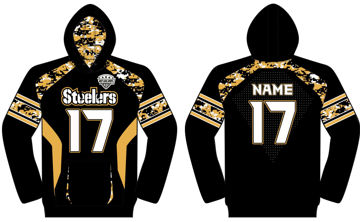 Picture of Steelers Camo FOOTBALL HOODIE