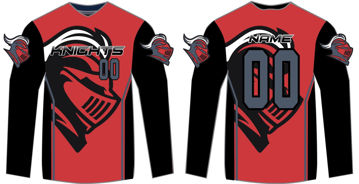 Picture of Knights Custom sublimated long sleeve Shirt