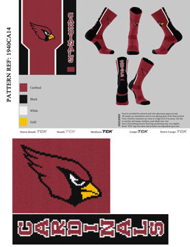 Picture of Cardinals   custom Socks