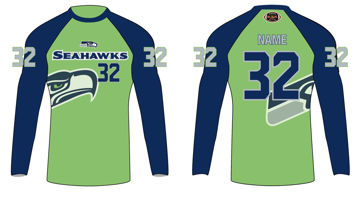 Picture of Seahawks  Custom Sublimated Spandex  Top