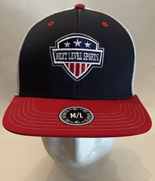 Picture of Next Level Red White Blue Flexfit  Hat