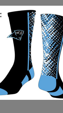 Picture of Panthers Custom Socks