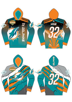 Picture of DOLPHINS  REVERSIBLE LIGHTWEIGHT  HOODIE