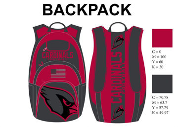 Picture of CARDINALS CUSTOM BACK PACK