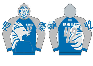 Picture of LIONS  NEW FOOTBALL HOODIE